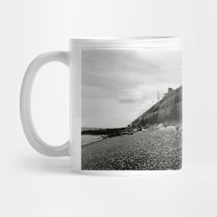 The Sea Defence Wall at Sheringham, Norfolk, UK Mug